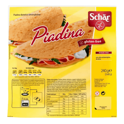 Dr. Schar - Piadina fara Gluten 240gr