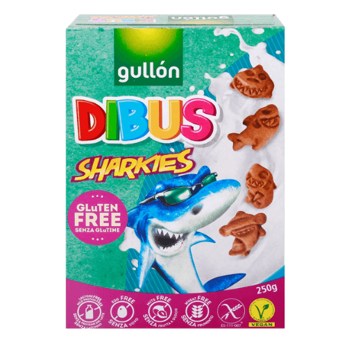 Gullon - Sharkies - Biscuiti fara Gluten 250gr