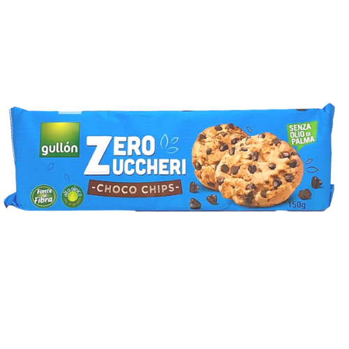 Gullon Choco Chips fara Zahar Adaugat 150gr
