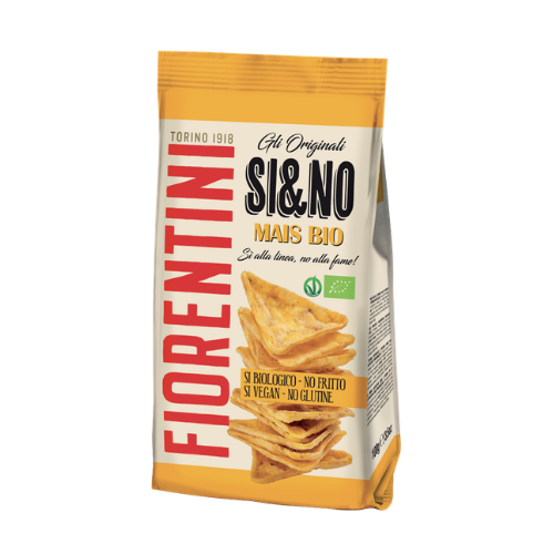 Chipsuri Vegane BIO cu Porumb 100gr Fiorentini SiNo