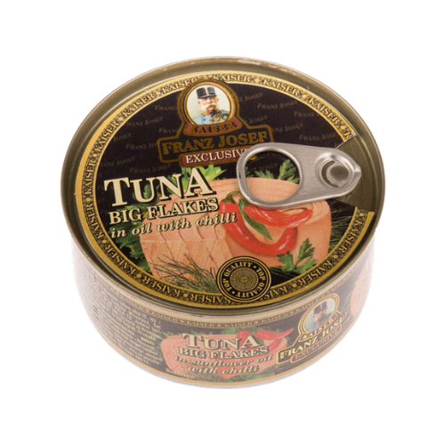 Ton cu Chilli in Ulei de Floarea Soarelui 170g KFJ