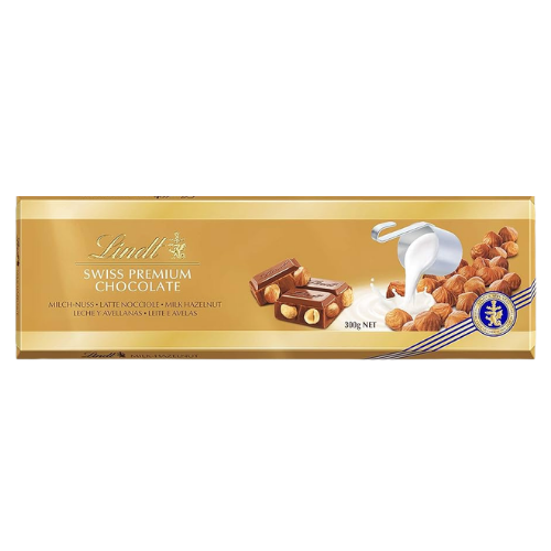 Ciocolata cu Lapte si Alune 300gr Lindt