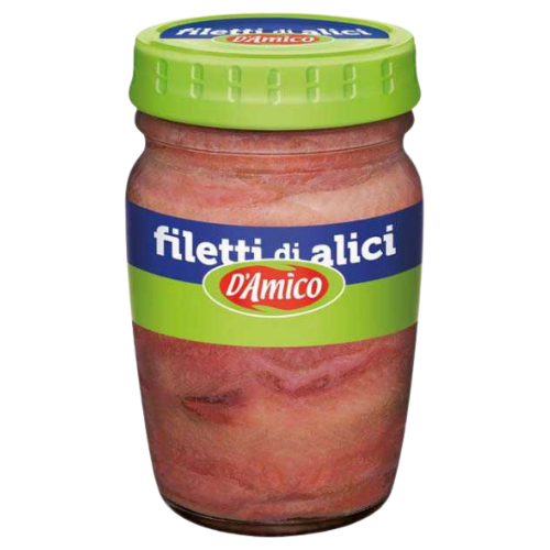 Fileuri de Ansoa in Ulei de Floarea Soarelui 80gr D`Amico